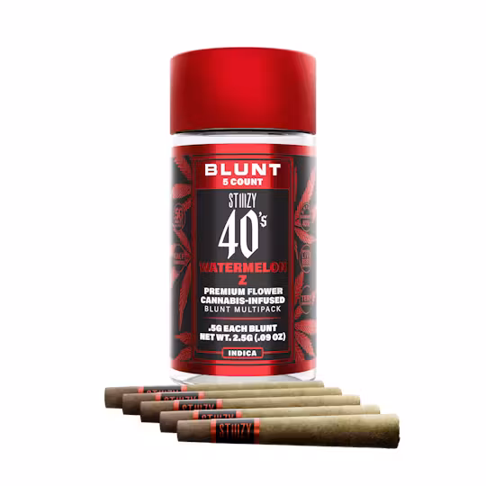 Stiiizy .5G 40’s Infused Mini Blunts 5 Pack (2.5g) – Watermelon Z
